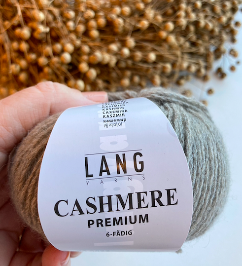 Cashmere Premium LangYarns 0022 beige meleret  - NYHED